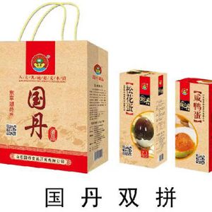 國(guó)丹蛋品組合有機(jī)20枚裝(鴨松各10枚)